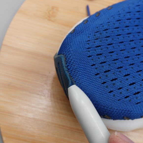 Brooks Shoes Men's Size 10.5D Blue/Volt Yellow Glycerin GTS 20 Running Flaws - Picture 2 of 13